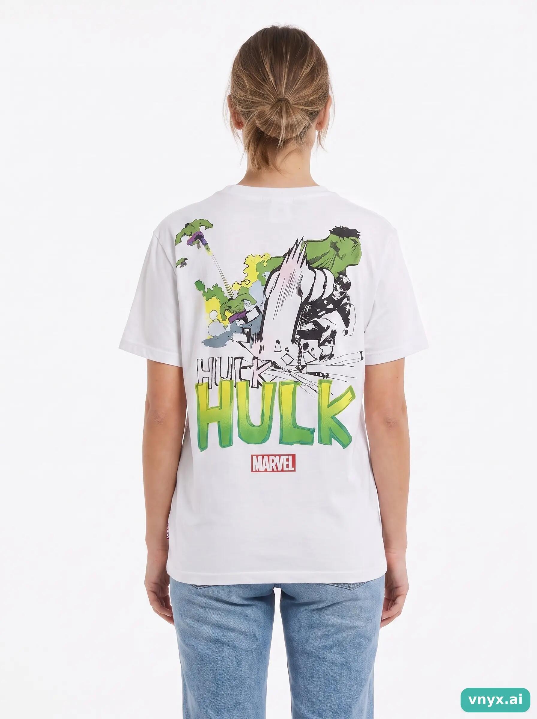 Second Life - Vintage MARVEL White T-Shirt Women M 2/6