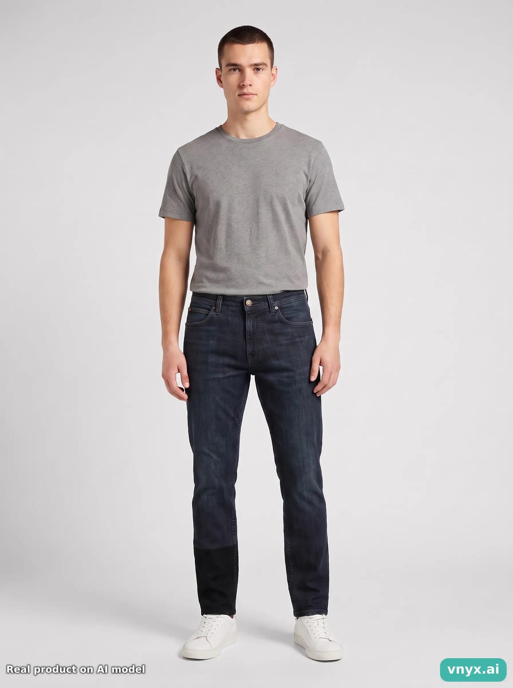 Second Life - Vintage Lee Black Jeans Men W32 L28 6/6