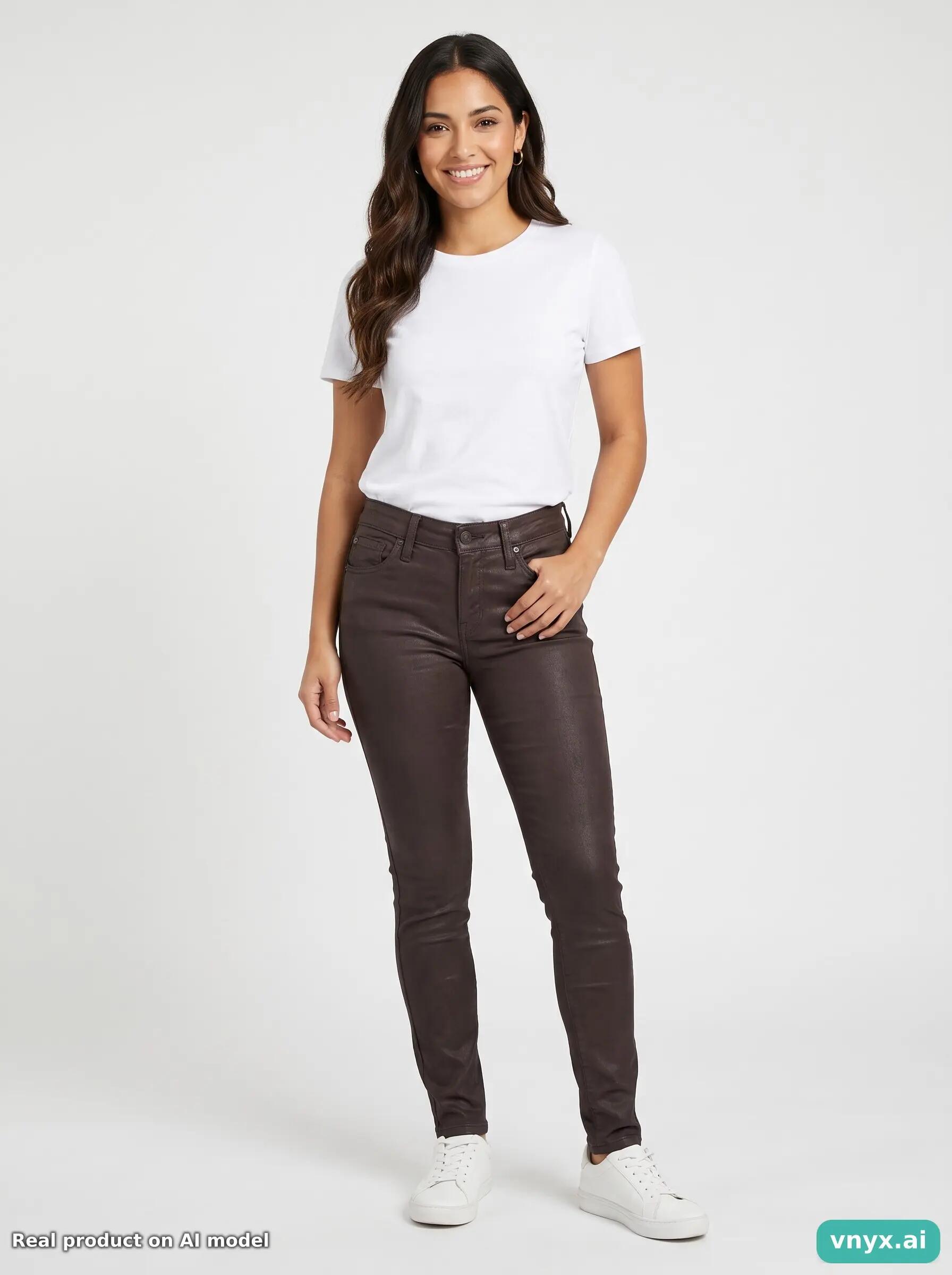 Second Life - Vintage Lee Dark Brown Jeans Women 28 31 3/6