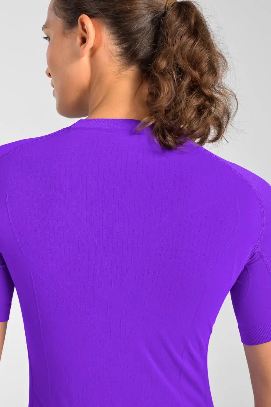 Oddychająca koszulka z krótkim rękawem Ultra Purple L/XL 2/4