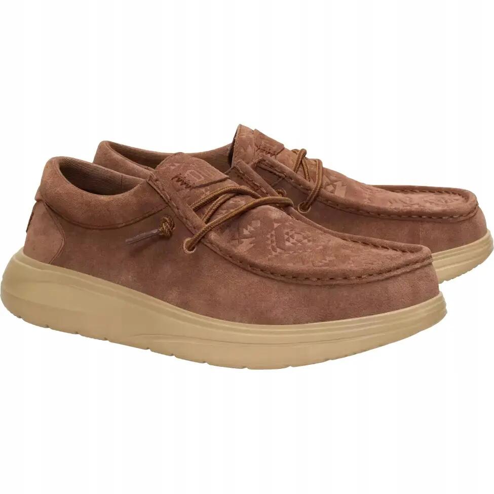 HeyDude Męskie Mokasyny Wally COMF Teton Suede 2/6