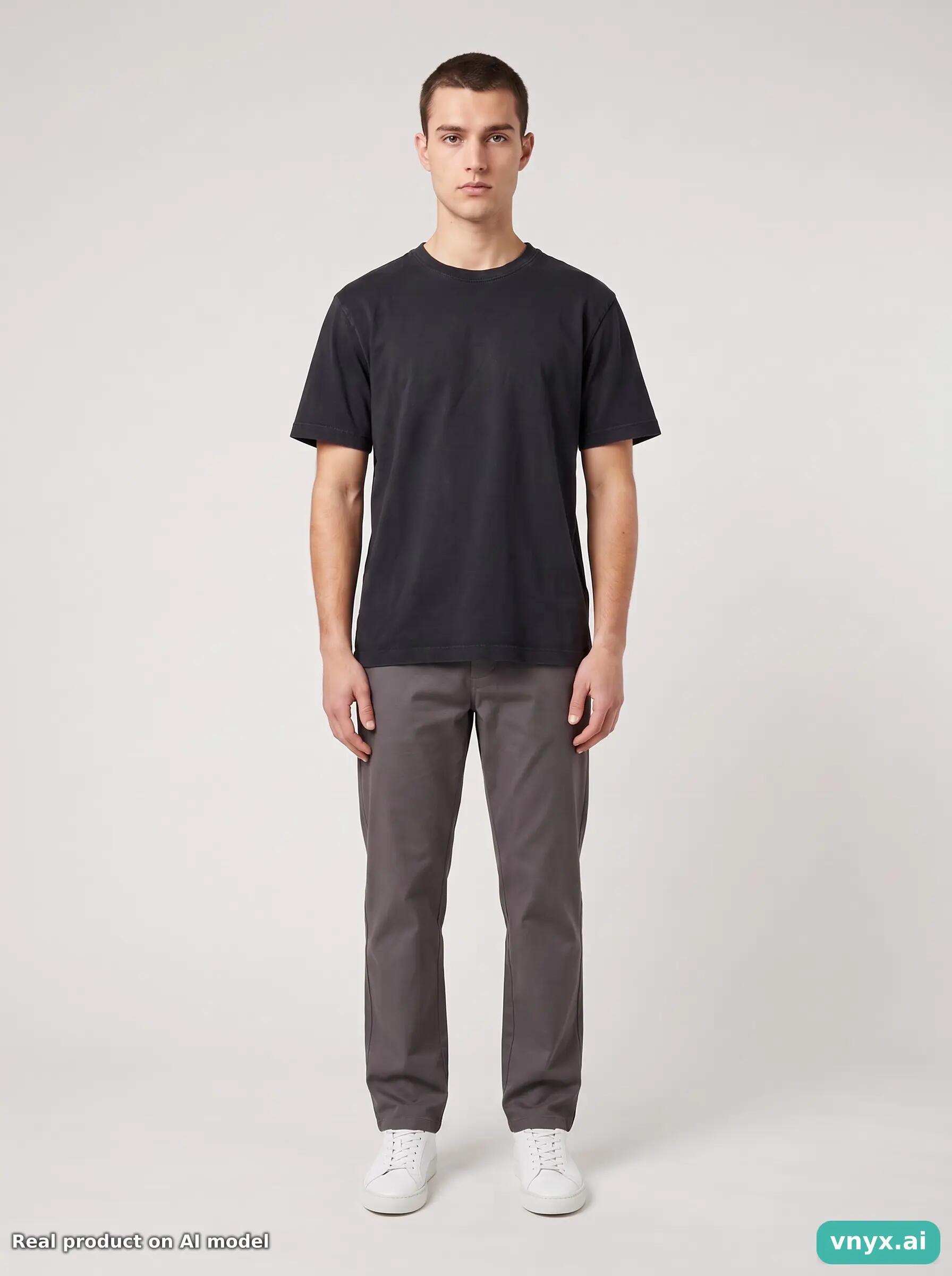 Second Life - Vintage ONLY & SONS Black T-Shirt Men S 6/6