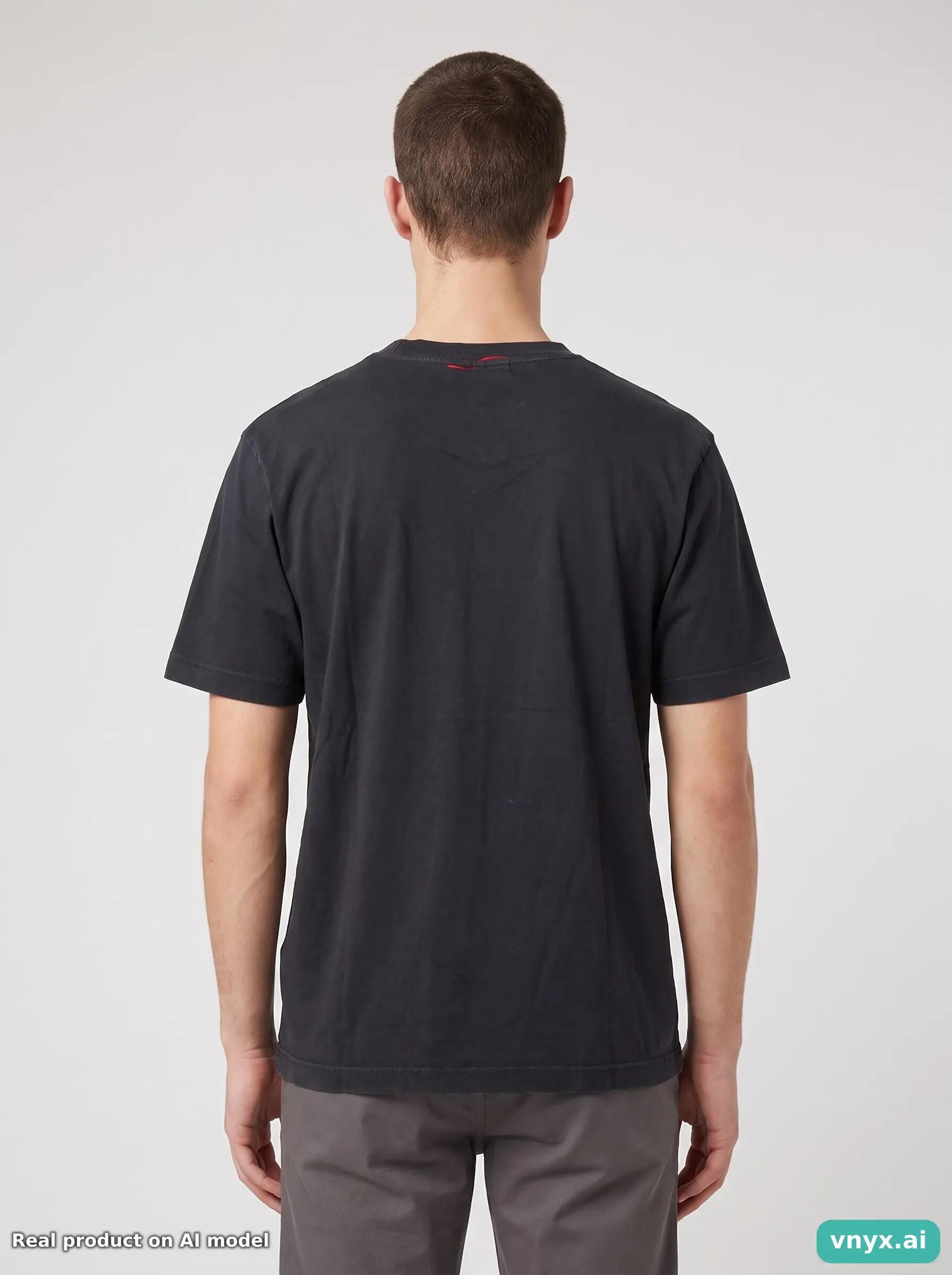 Second Life - Vintage ONLY & SONS Black T-Shirt Men S 5/6