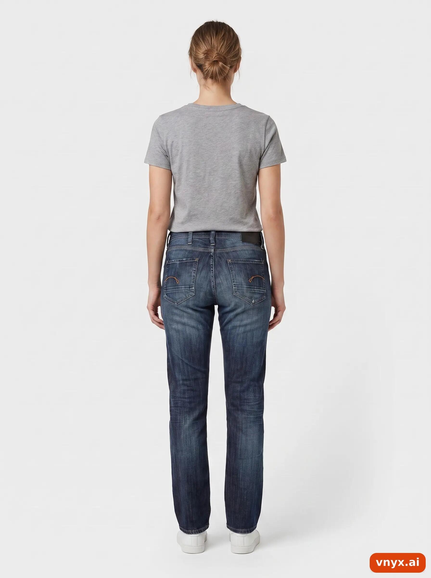 Second Life - Vintage Nike Blue Jeans Women W36 L31 4/6