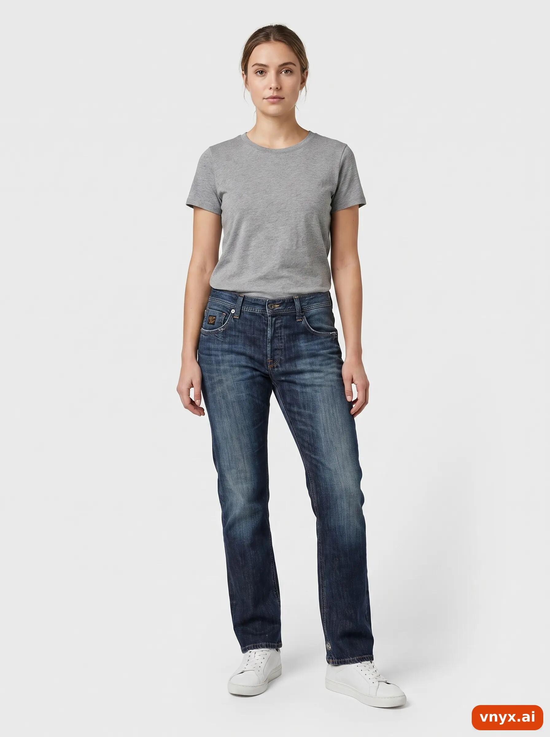 Second Life - Vintage Nike Blue Jeans Women W36 L31 3/6