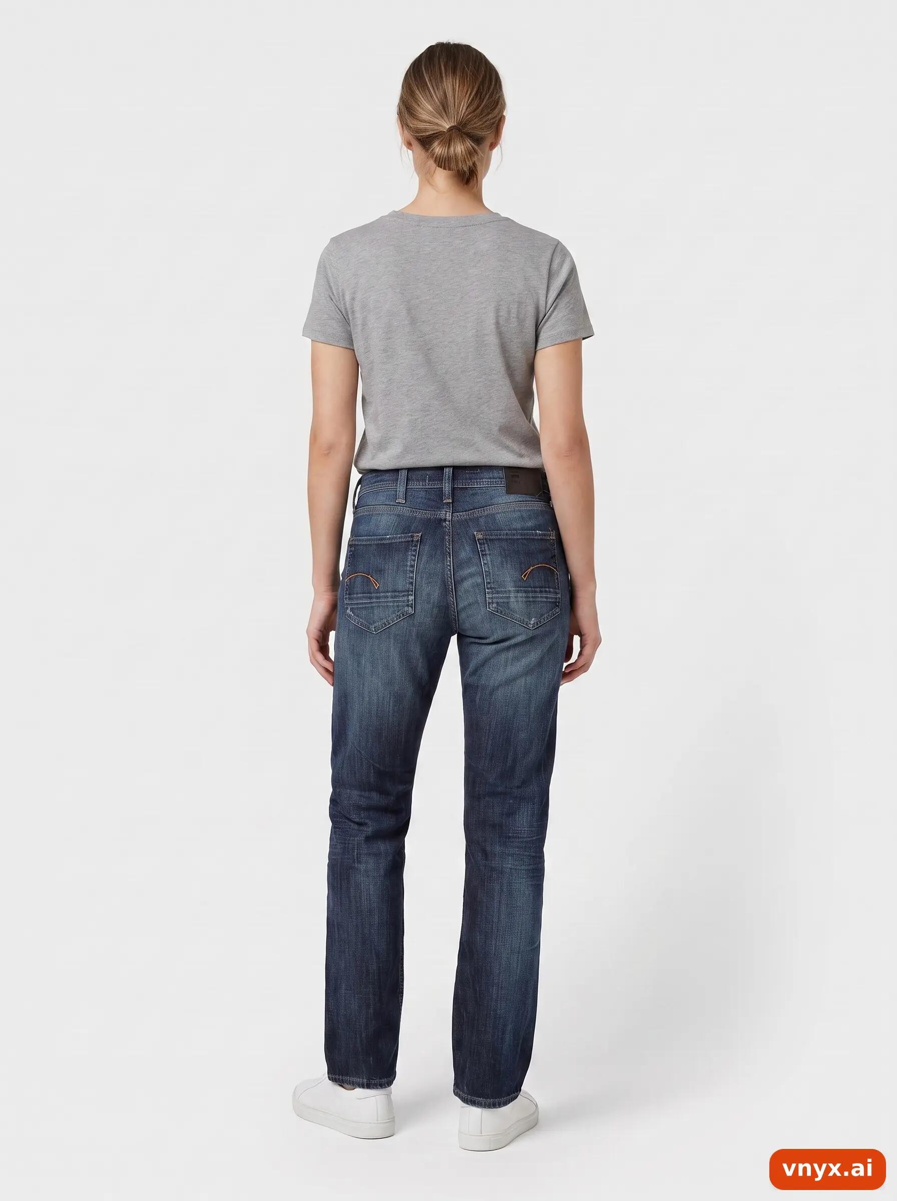 Second Life - Vintage Nike Blue Jeans Women W36 L31 2/6