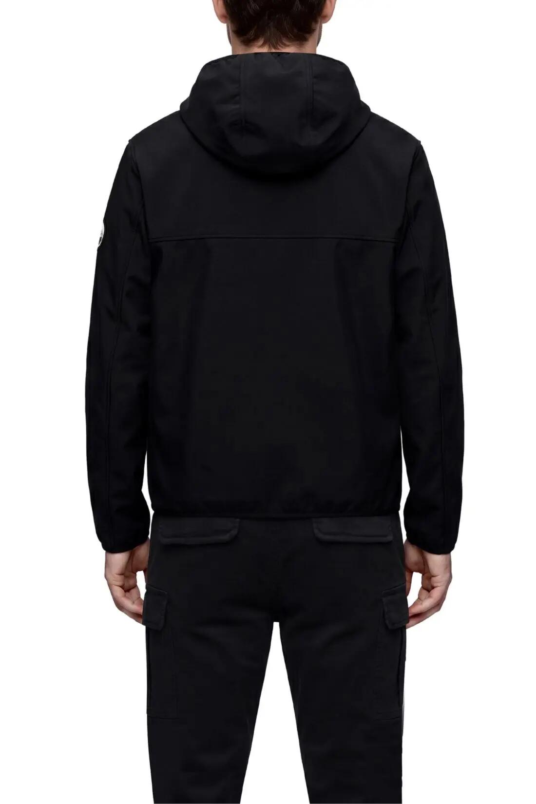 Chaqueta sport - hombre - con capucha - Alther Shell - negra 3/3