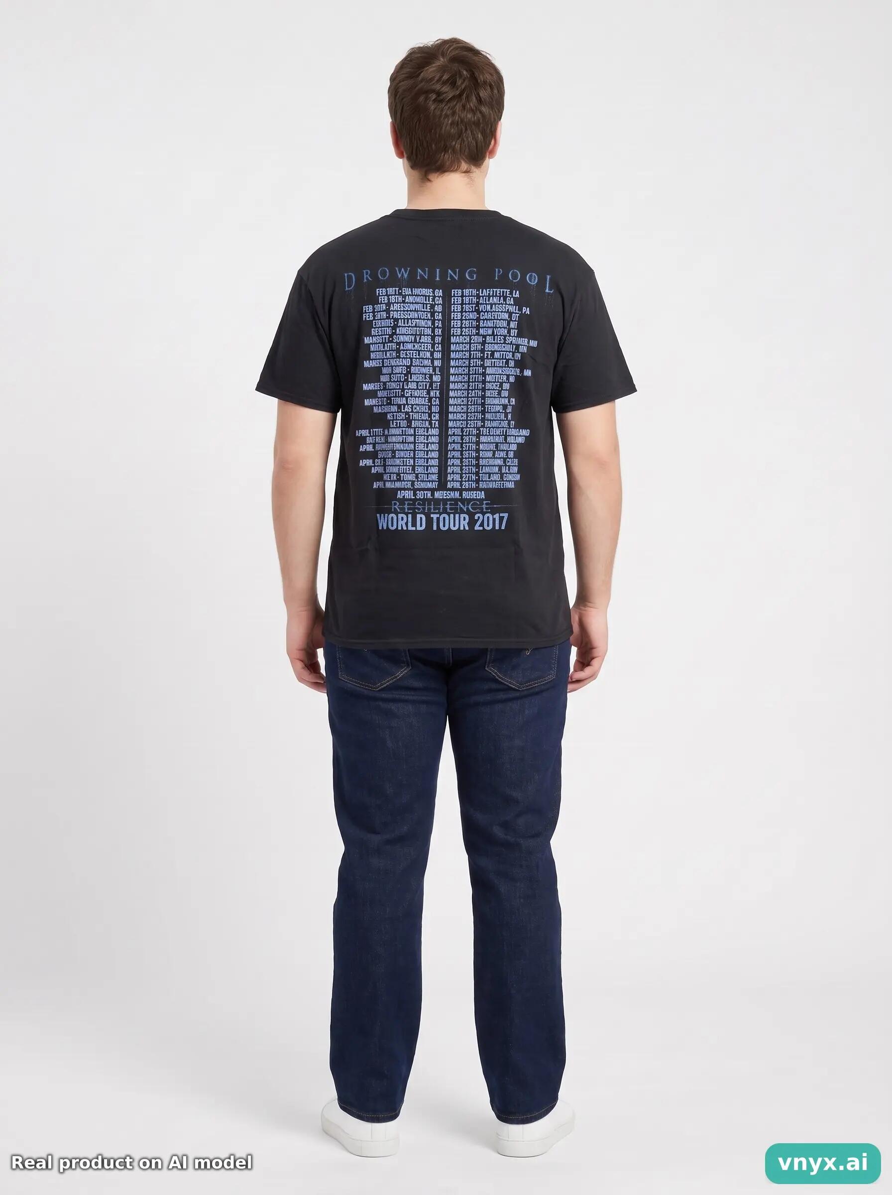 Second Life - Vintage Gildan Black T-Shirt Men L 4/6