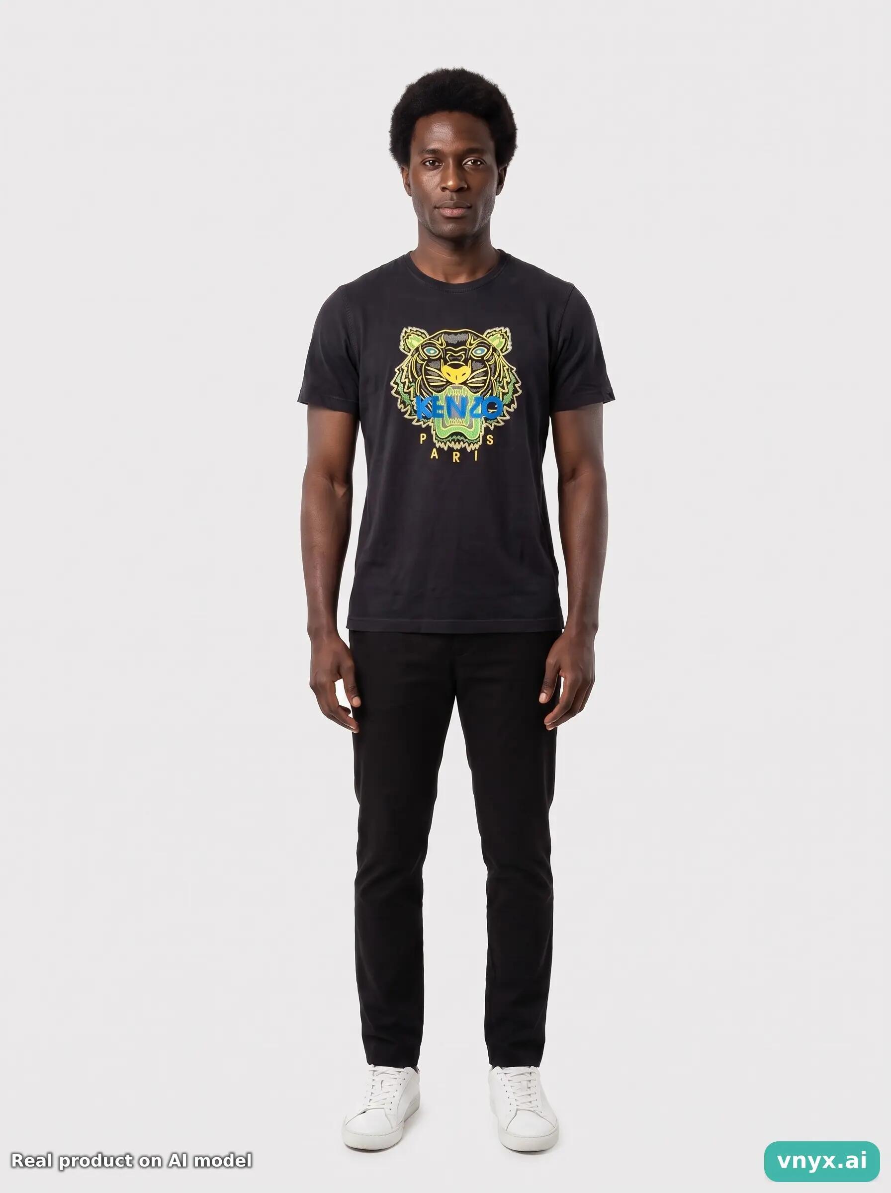 Second Life - Vintage Kenzo Black T-Shirt Men S 6/6