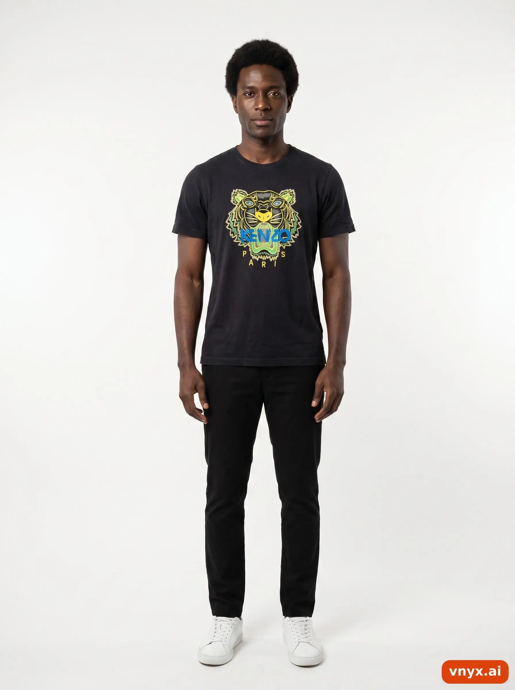 Second Life - Vintage Kenzo Black T-Shirt Men S 3/6