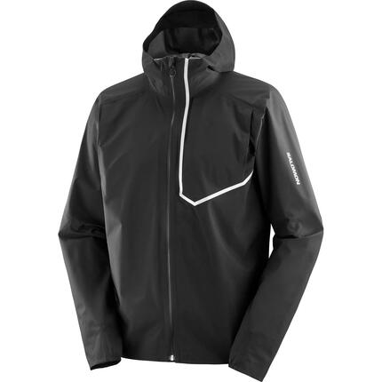 Veste de trail - Homme - Légère, imperméable - Bonatti Trail - Noir