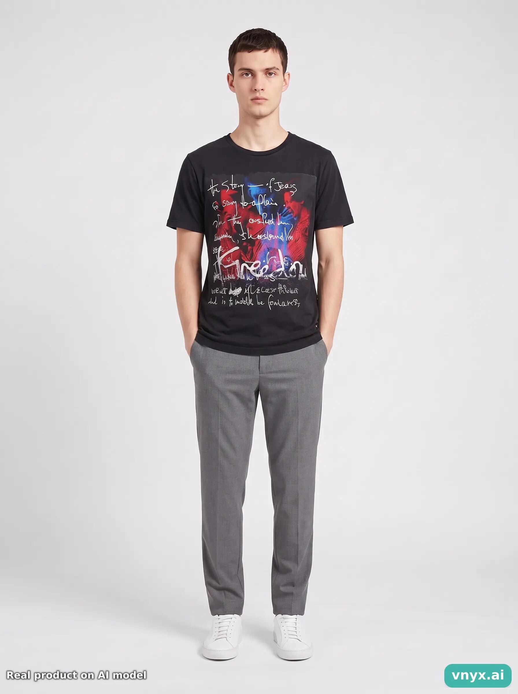 Second Life - Vintage Cult Jet-Black T-Shirt Men S 6/6