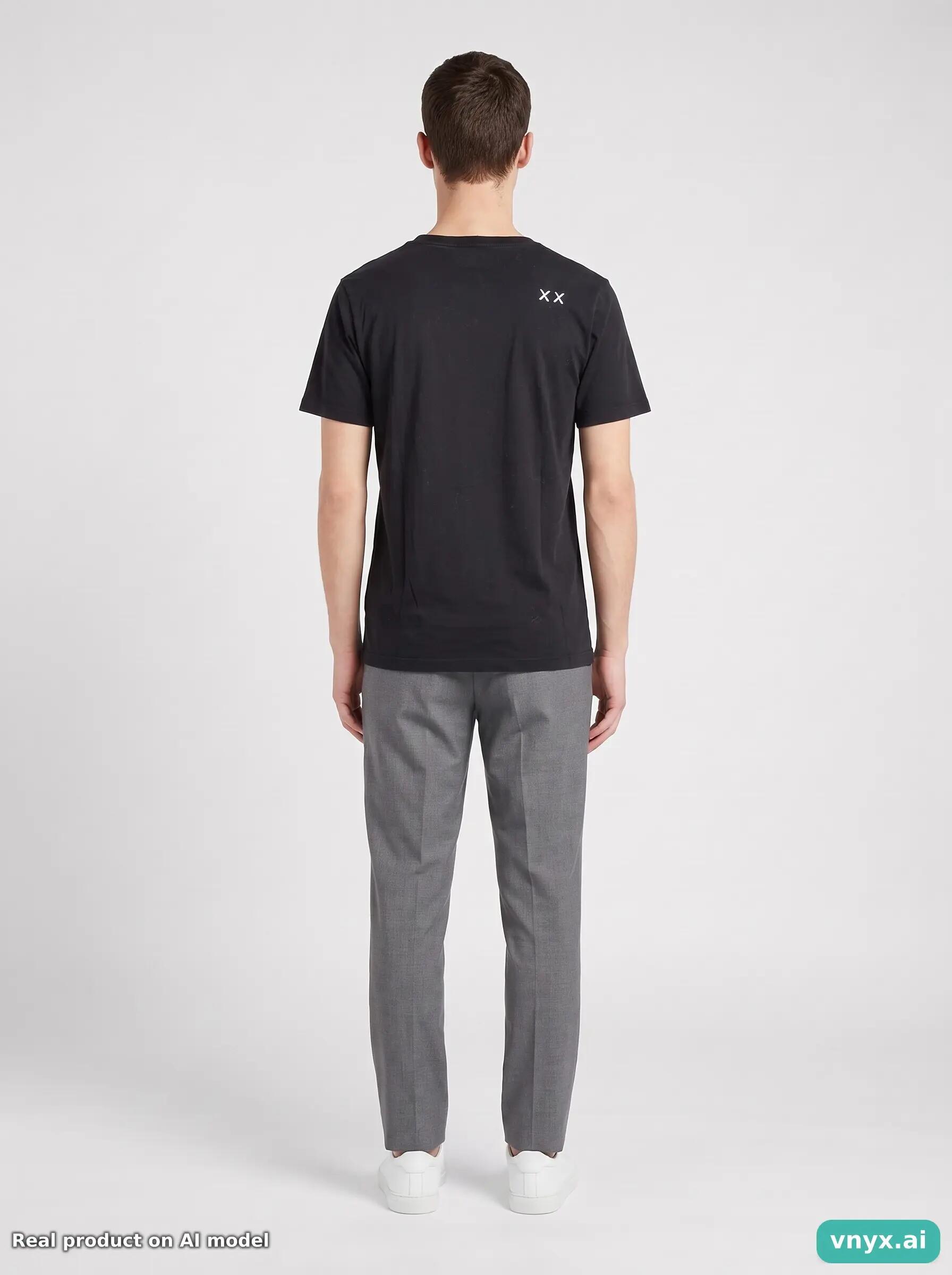 Second Life - Vintage Cult Jet-Black T-Shirt Men S 4/6