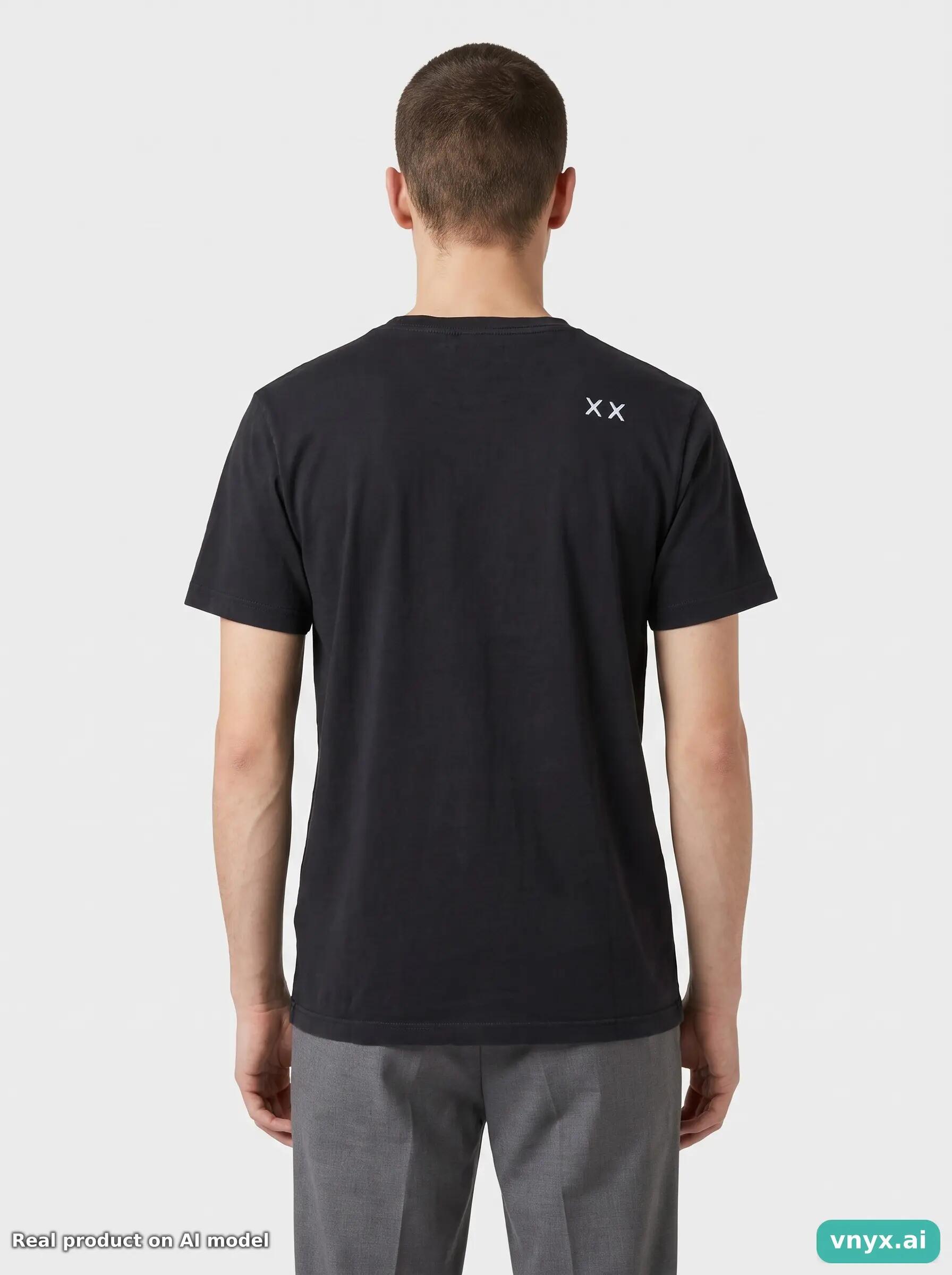 Second Life - Vintage Cult Jet-Black T-Shirt Men S 2/6