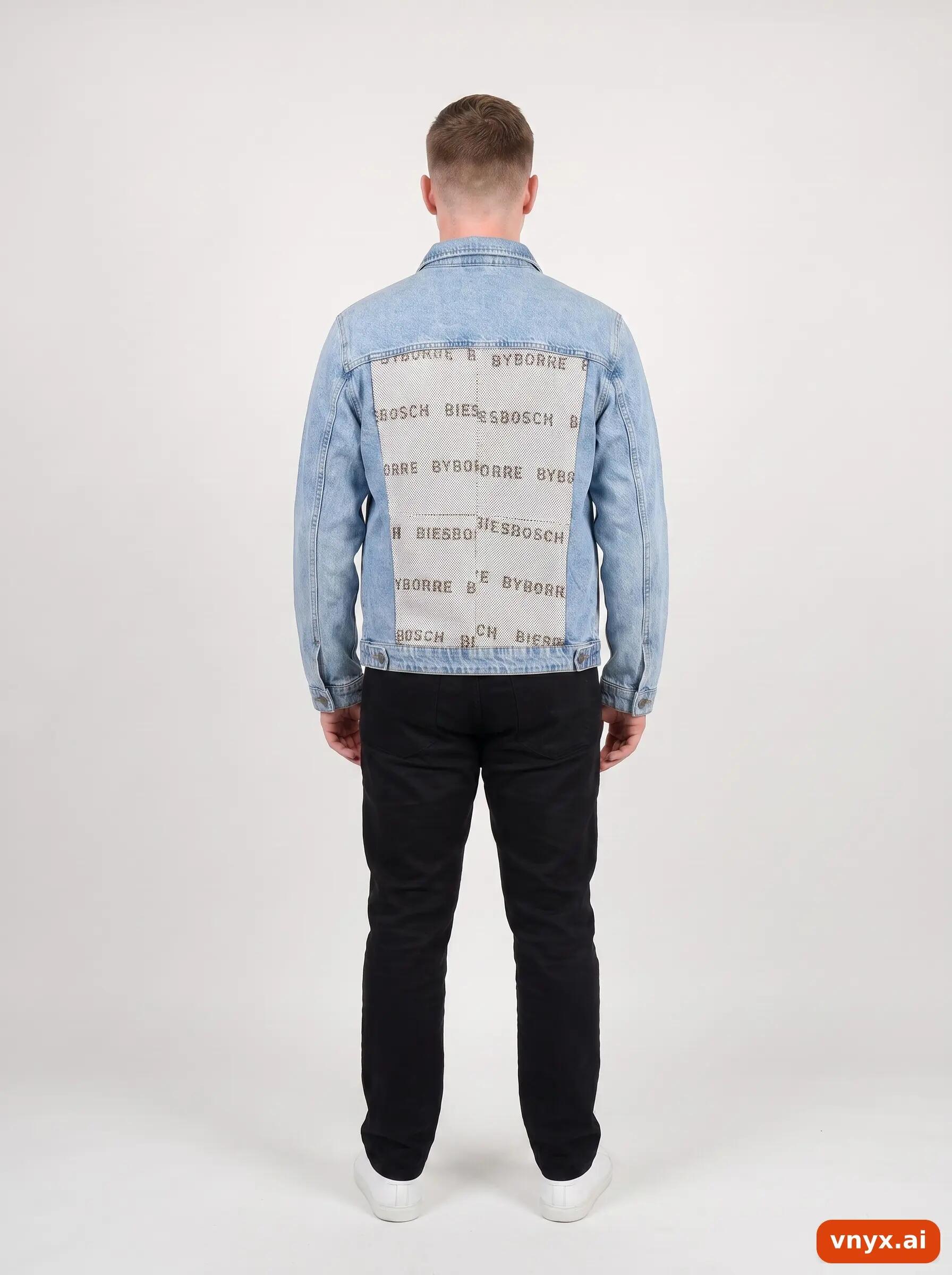 Second Life - Vintage Jack & Jones Blue Denim Jacket Men L 4/6