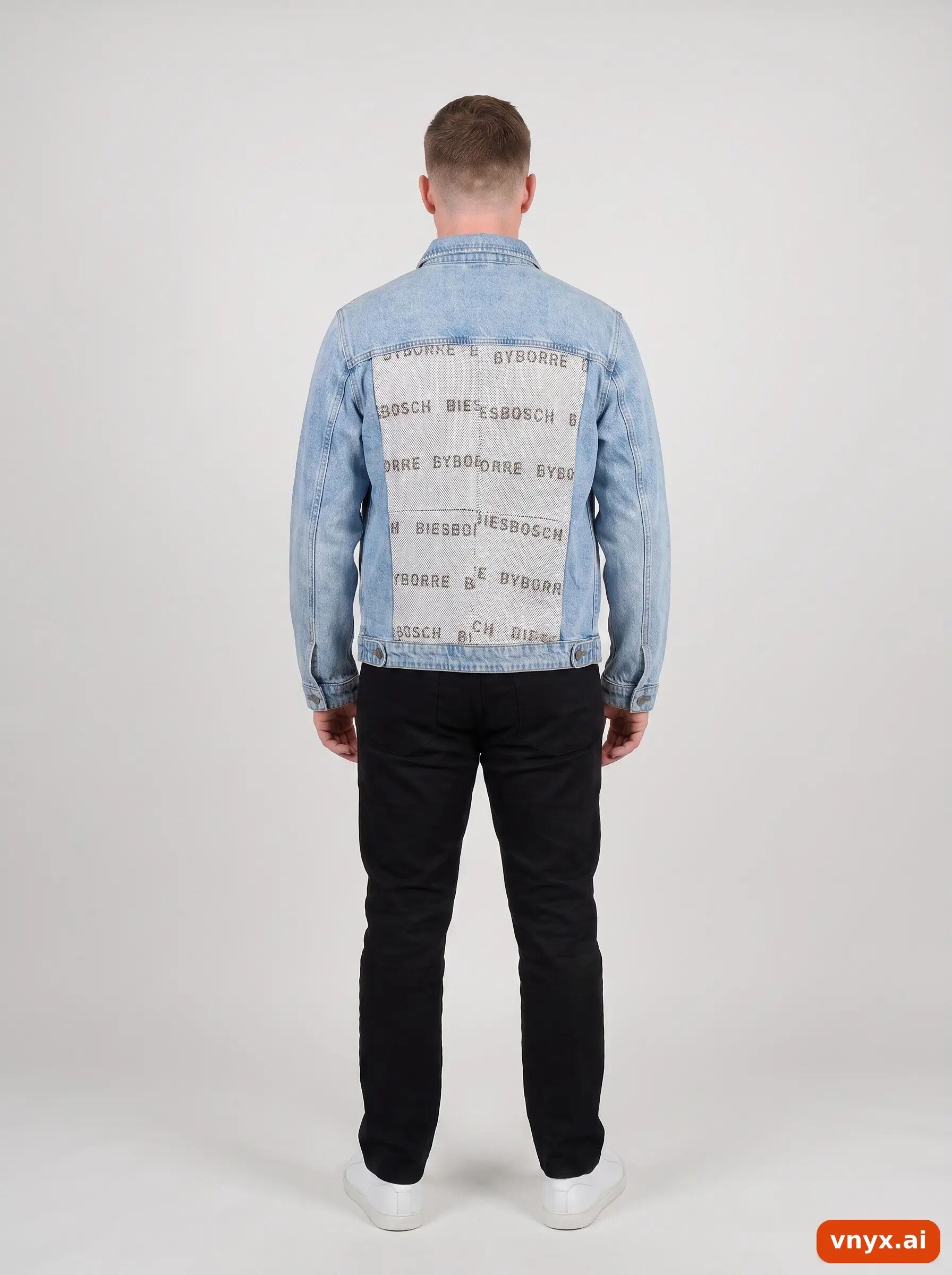 Second Life - Vintage Jack & Jones Blue Denim Jacket Men L 2/6