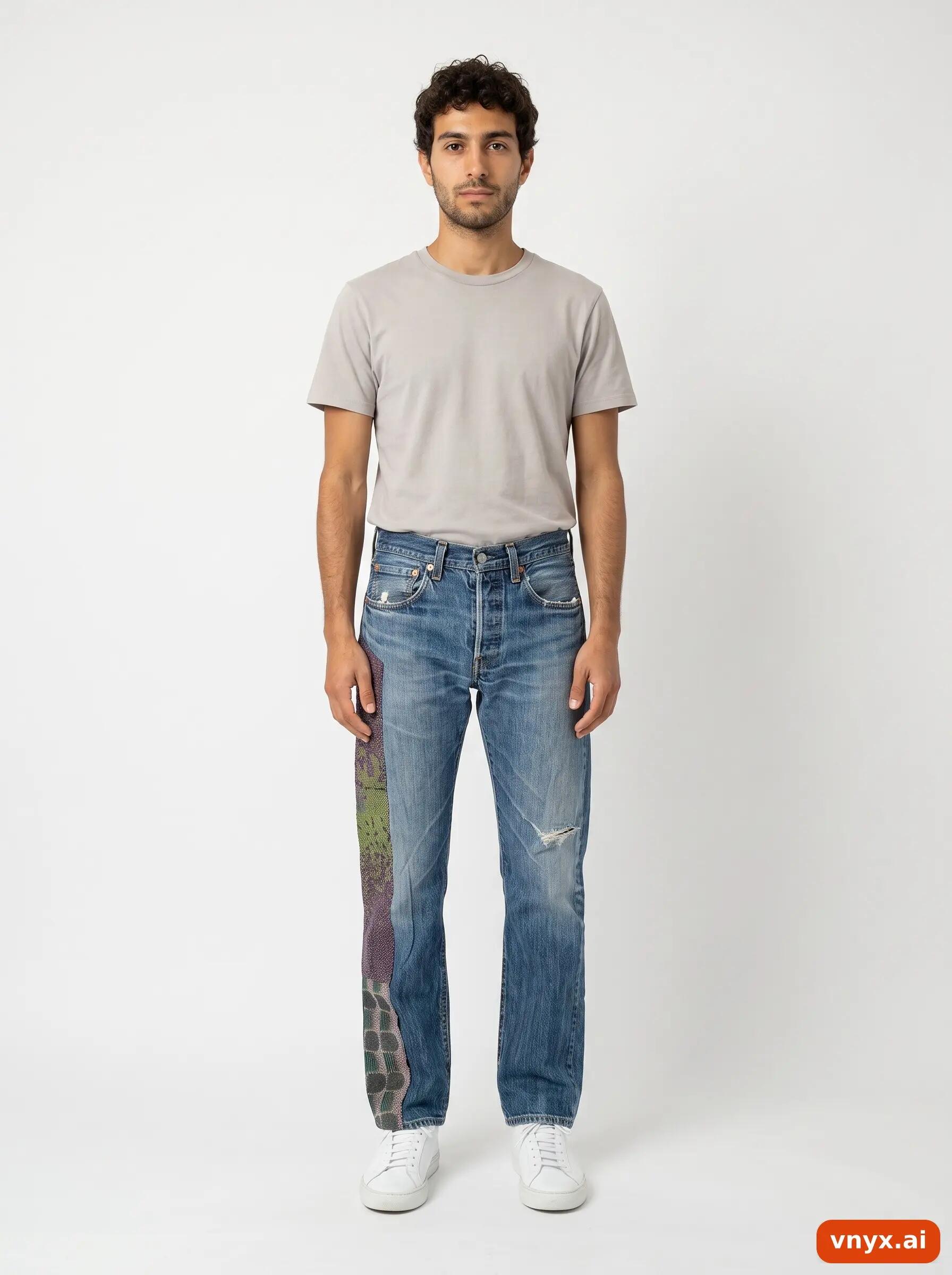 Second Life - Vintage LEVI STRAUSS & CO. Blue Jeans Men W32 L32 3/6