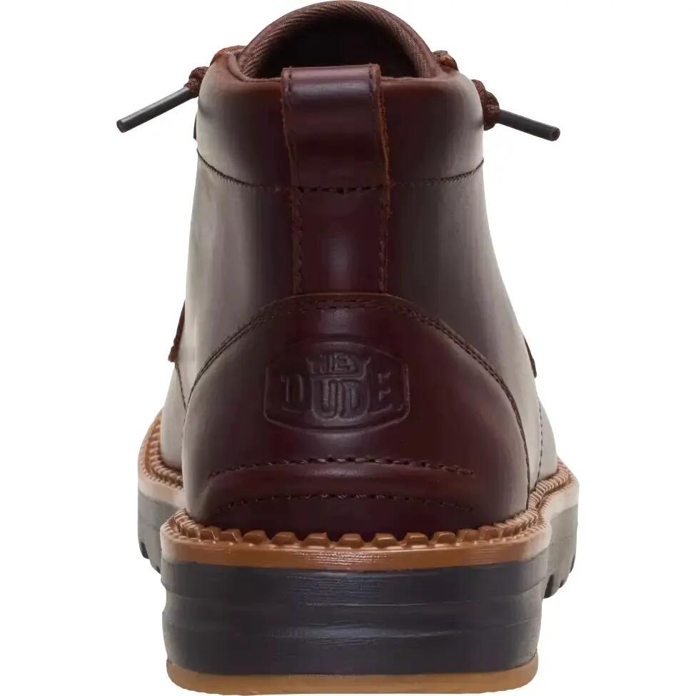 HeyDude Męskie Trzewiki Flint Boot Leather 6/6