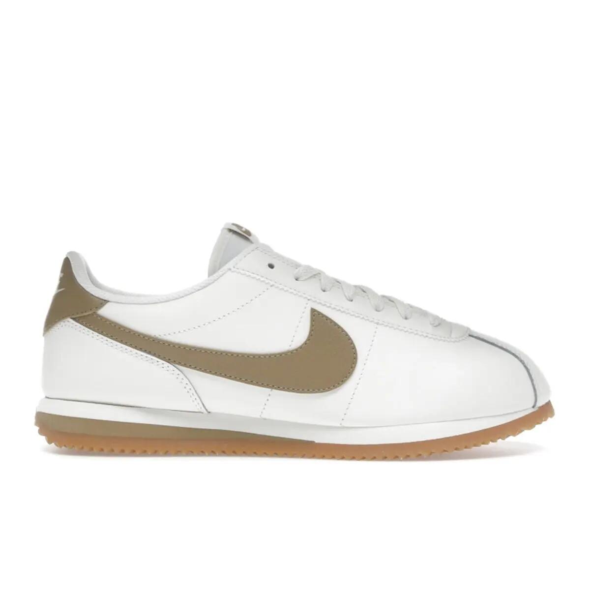 Nike Cortez Leather Sail Gum Yellow Parachute Beige 1/6