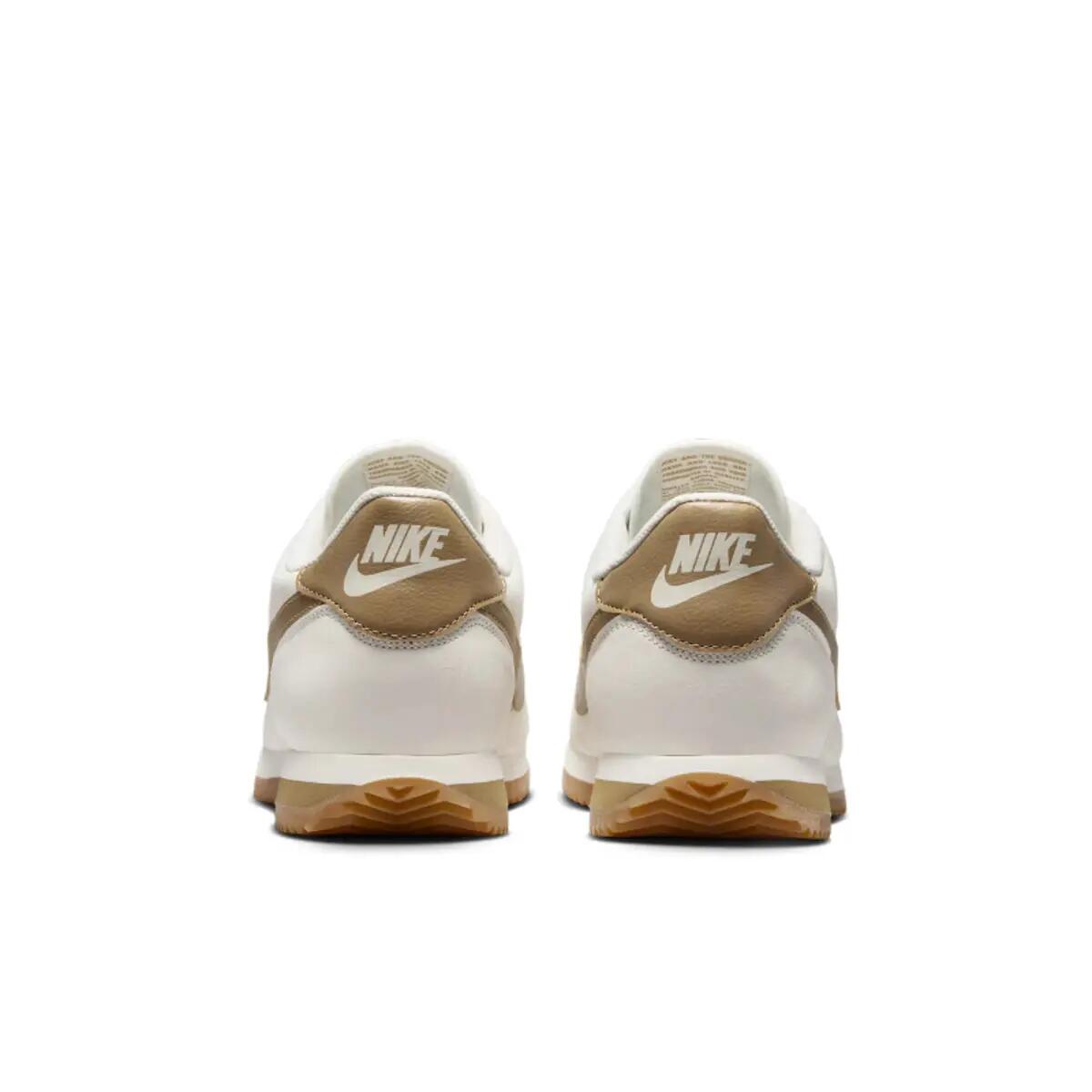 Nike Cortez Leather Sail Gum Yellow Parachute Beige 6/6