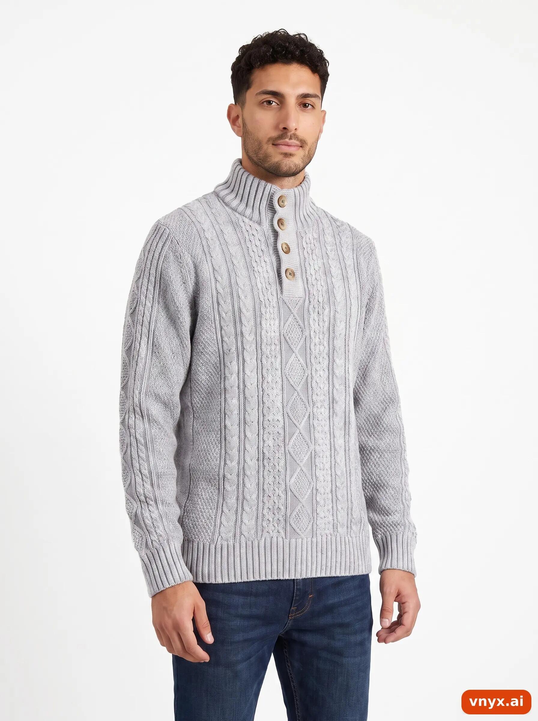 Second Life - Vintage MCGREGOR Grey Sweater Men S 1/6