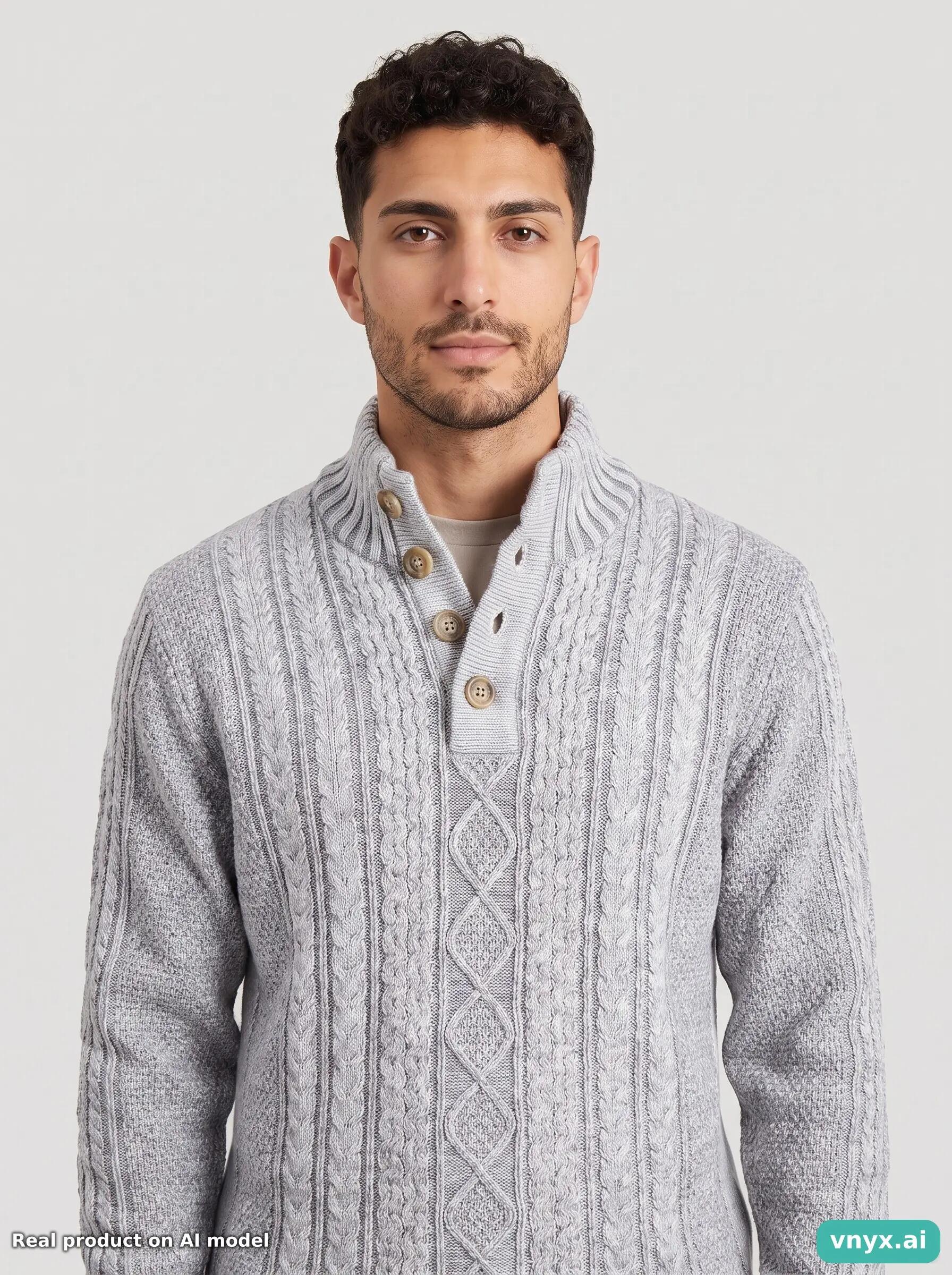 Second Life - Vintage MCGREGOR Grey Sweater Men S 6/6