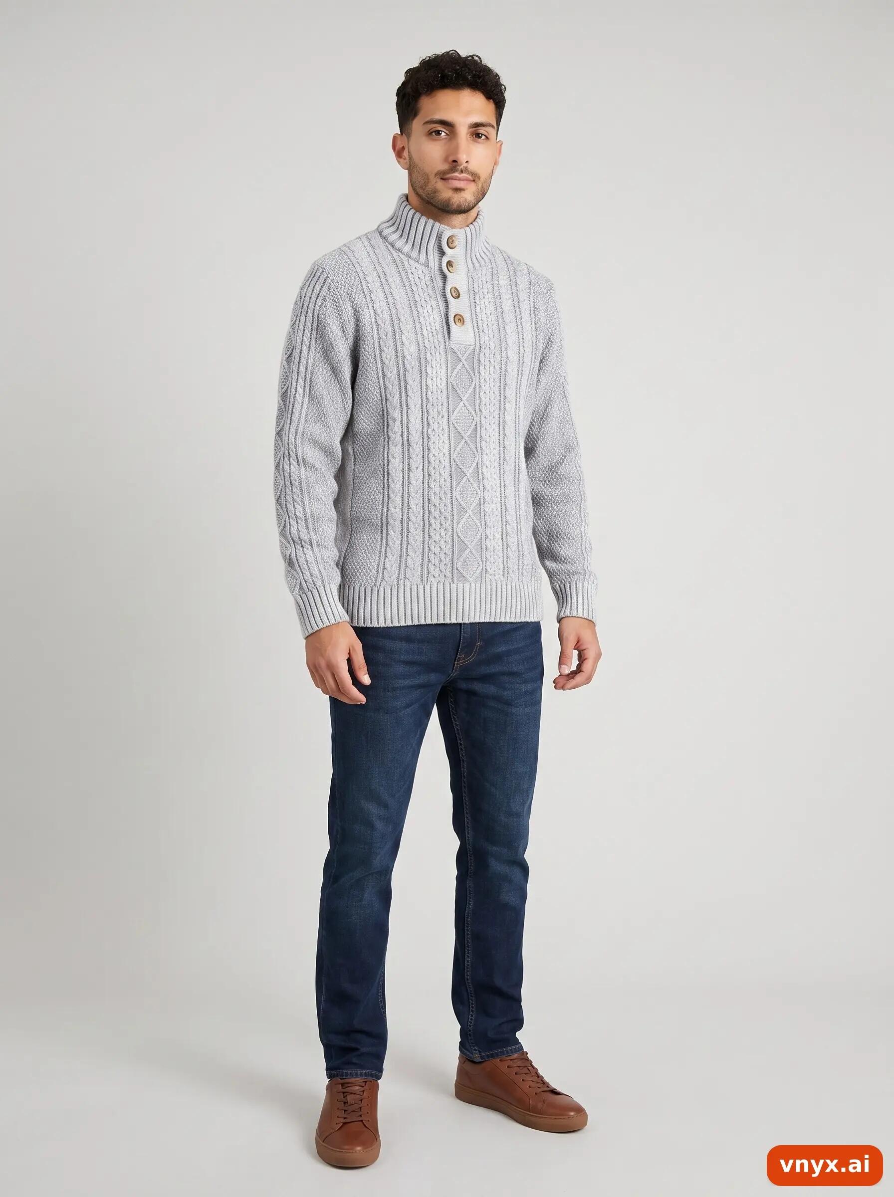 Second Life - Vintage MCGREGOR Grey Sweater Men S 3/6