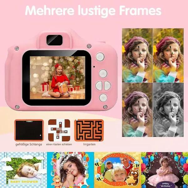 Appareil photo enfant avec carte SD 32 Go, USB rechargeable 5/5