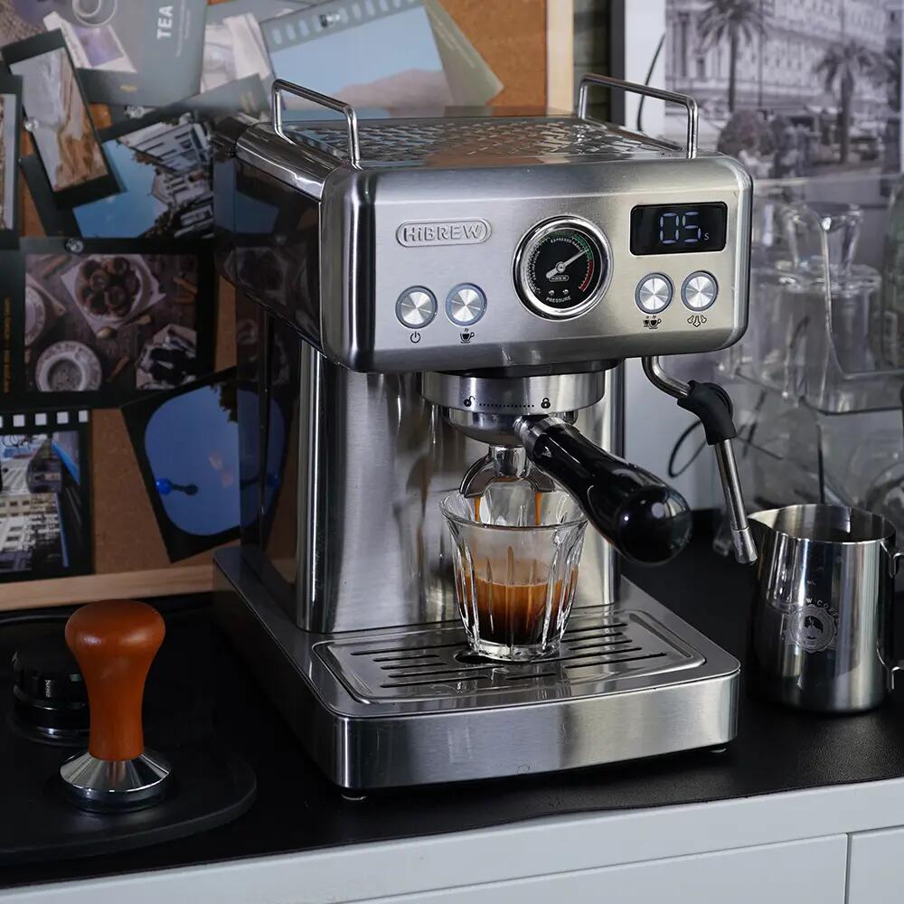 Máquina de café expresso semiautomática HiBREW H10A, 20 bar 9/12