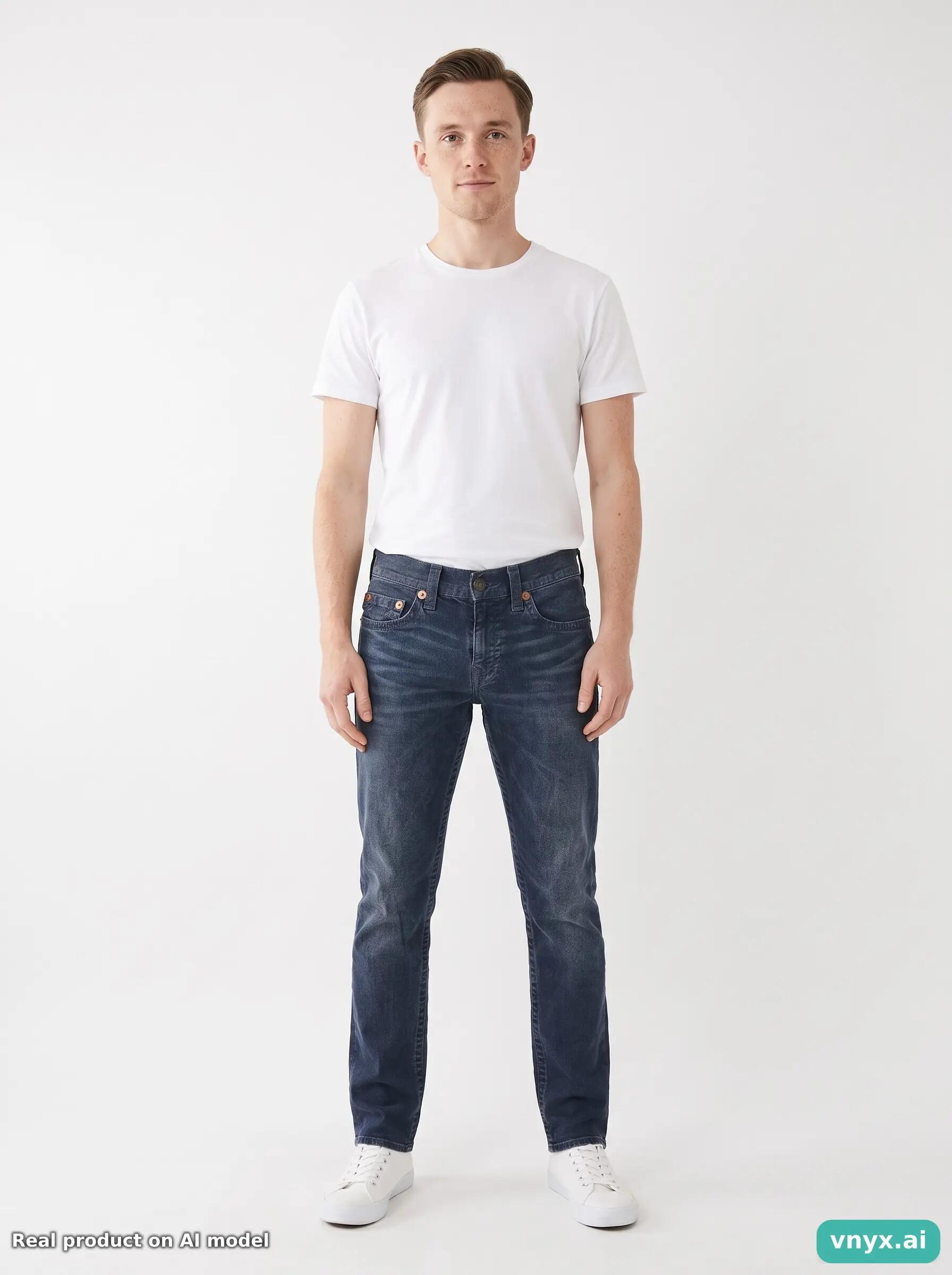 Second Life - Vintage True Religion Navy Jeans Men 34 L33 6/6