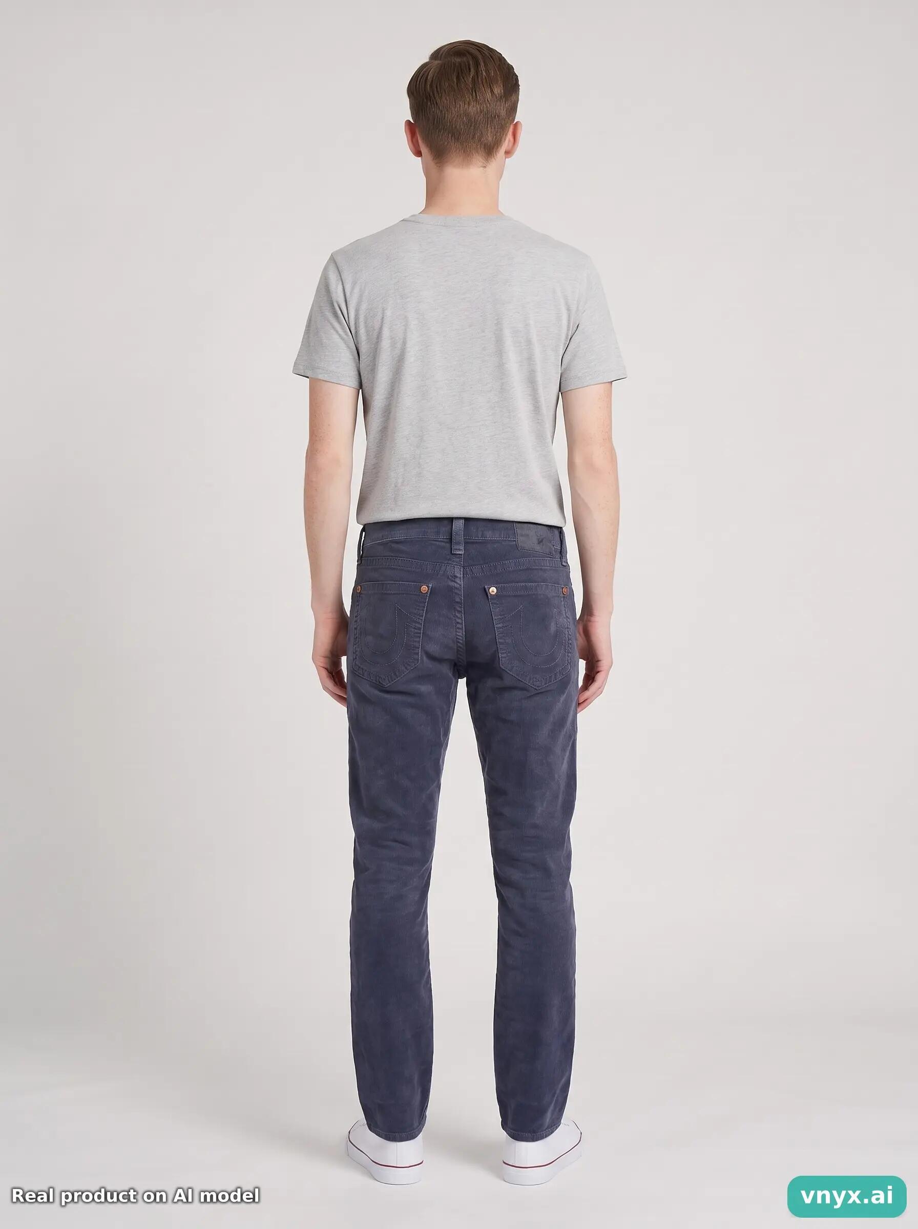 Second Life - Vintage True Religion Navy Jeans Men 34 L33 2/6