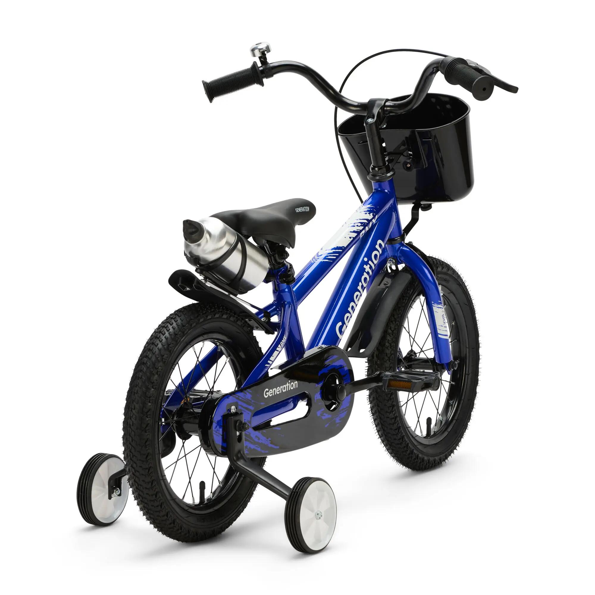 Generation BMX 14 Zoll Blau – Kinderfahrrad – 3 bis 5 Jahre 3/4