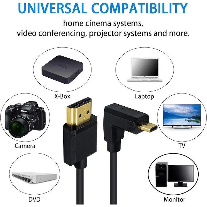 Câble micro HDMI, 1,2 m, 4K 5/5