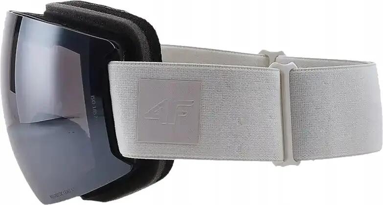 Gogle narciarskie 4F gogle snowboardowe GOGU043 10S bialy 4/5