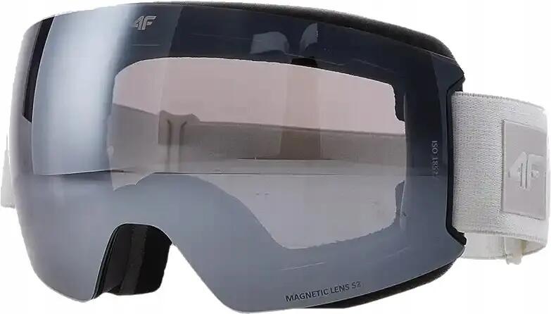 Gogle narciarskie 4F gogle snowboardowe GOGU043 10S bialy 3/5