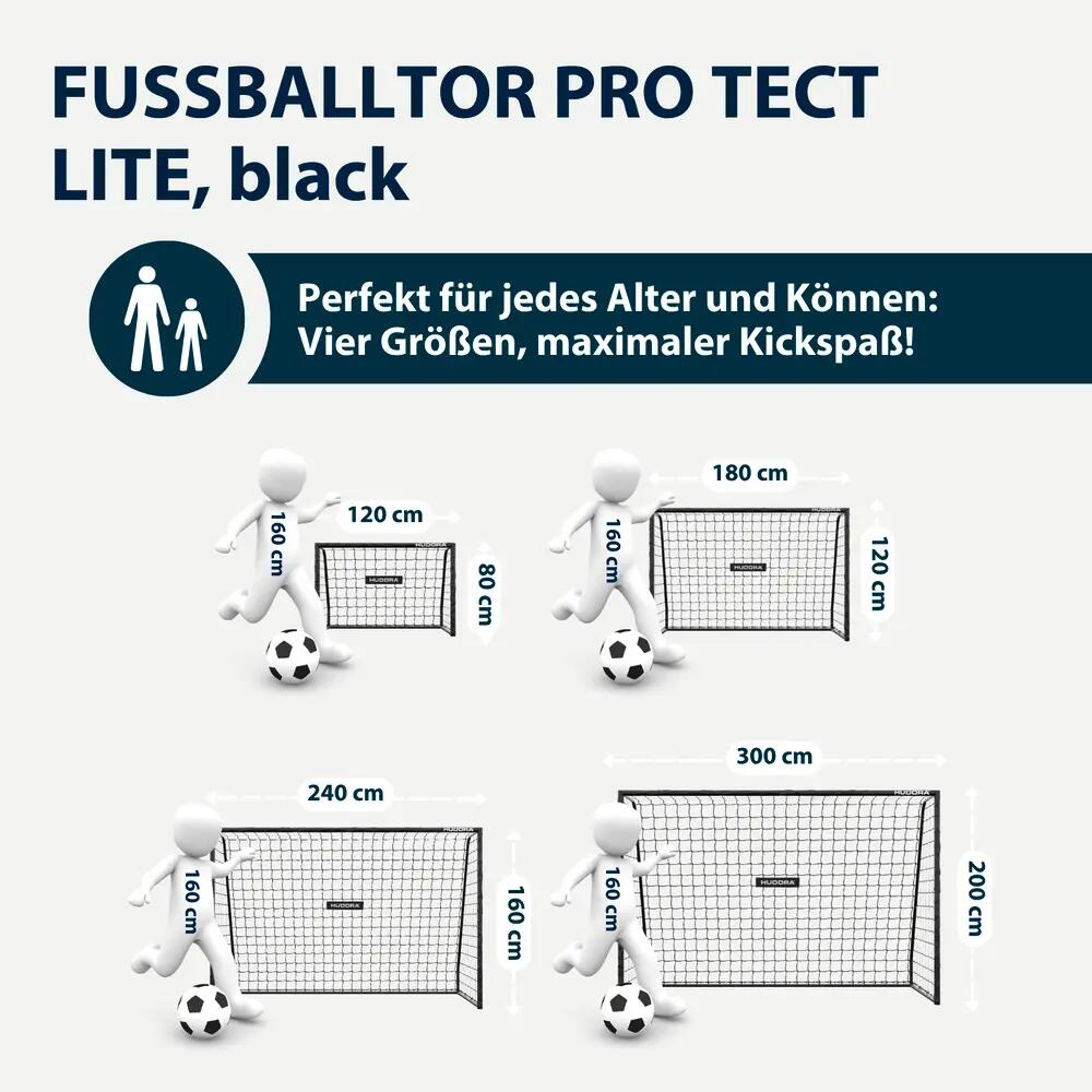 Fußball Tor Größe XL - Pro Tect Lite 300 Black 2/6