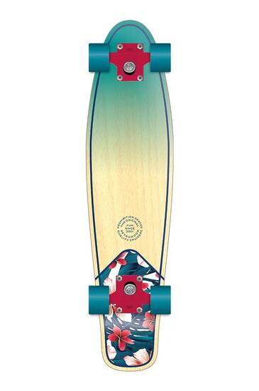 Retro Wood Cruiser - Skateboard Cruiser Complet 28