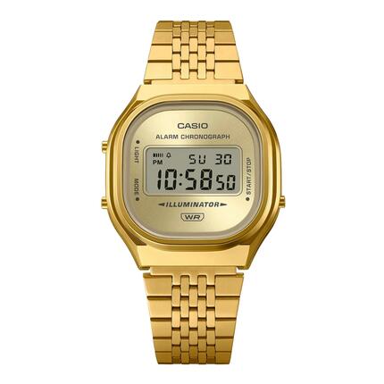 Casio Digital Montre Doré/Doré A140WEG-9AEF