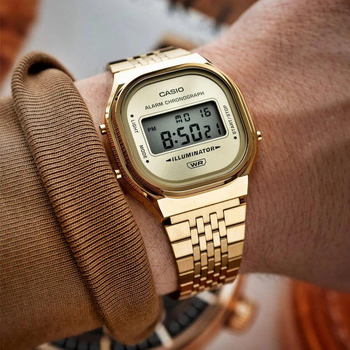 Casio Digitaal  Horloge Goudkleurig/Goudkleurig A140WEG-9AEF 2/4