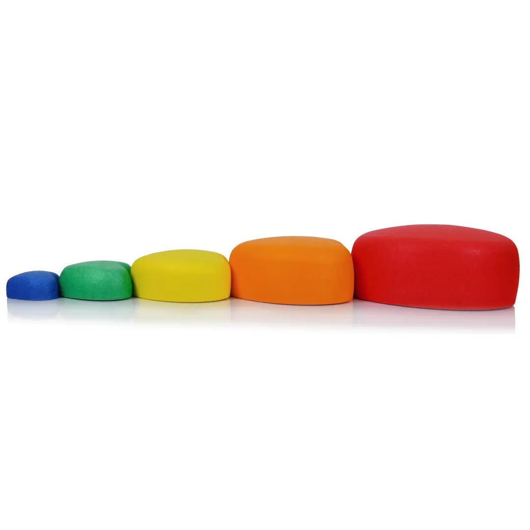 Ścieżka sensoryczna do ćwiczeń równowagi dla dzieci Majestic Sport 5 szt. 4/8