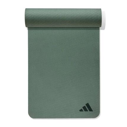 Tapis - Yoga - Unisexe - 4 mm, antidérapant - adidas - gris-vert