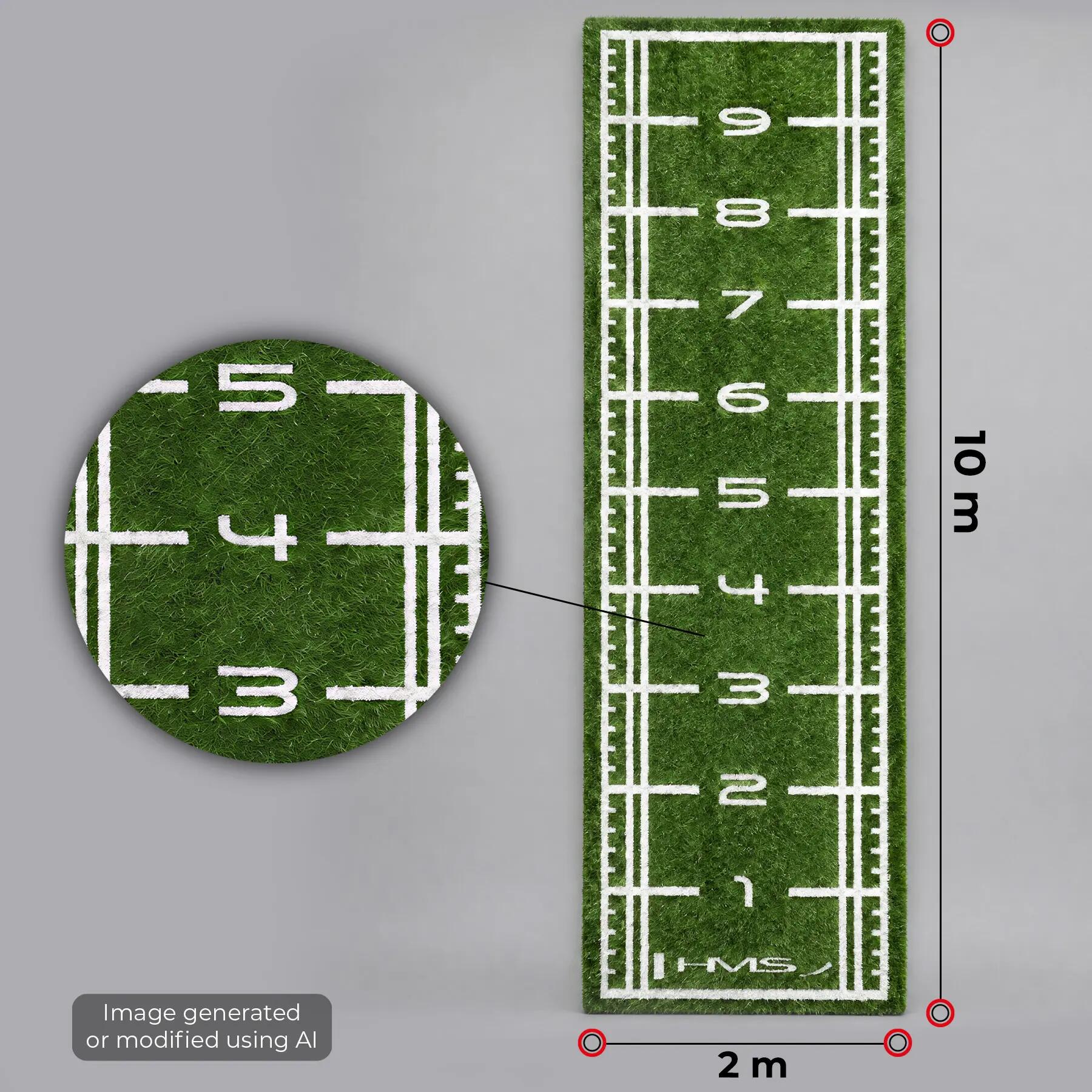 Gazon synthétique pour entraînement fonctionnel 2 × 10 m HMS GRS10 6/8
