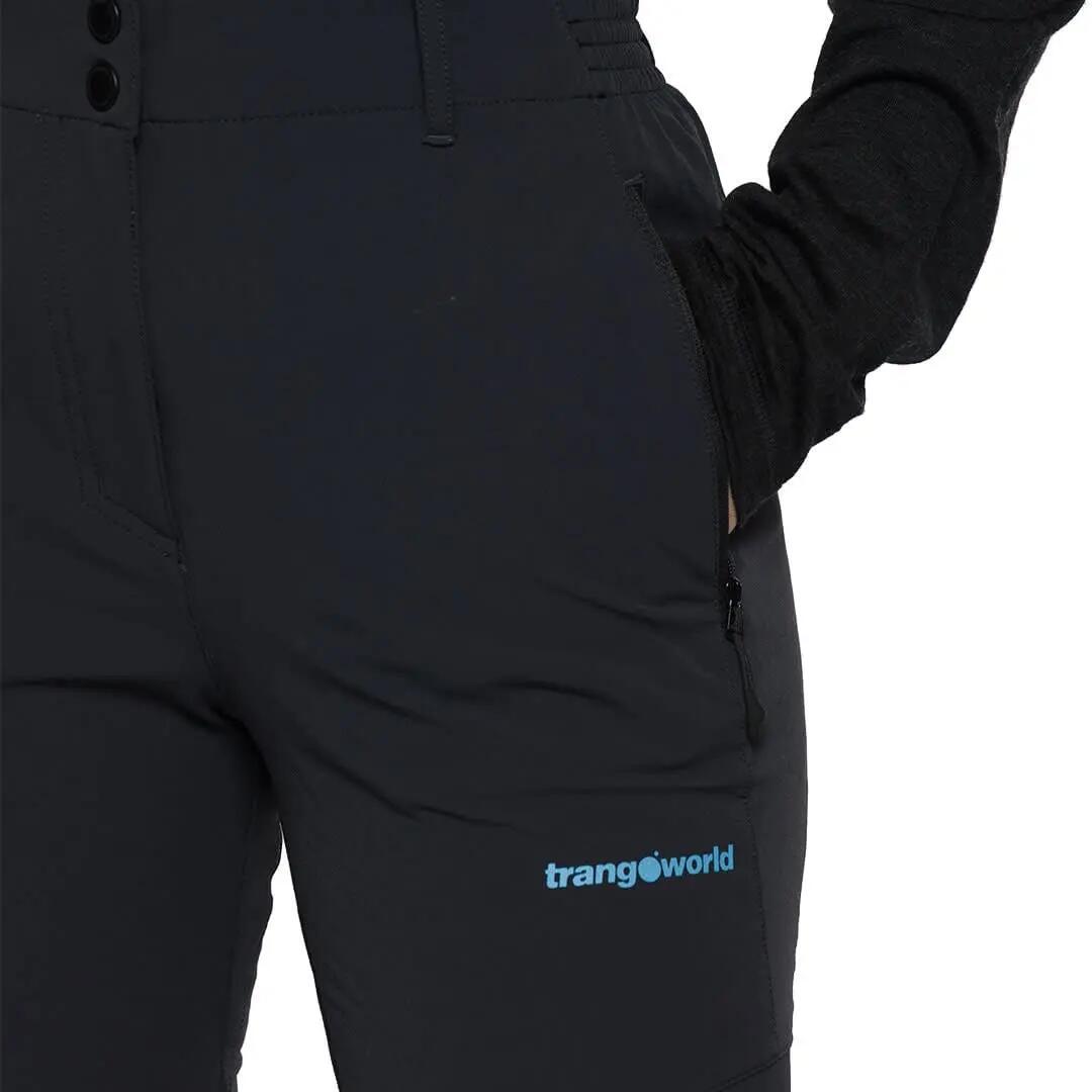 Pantalones Senderismo Mujer - TRANGO  Winter Arches - Black 5/7