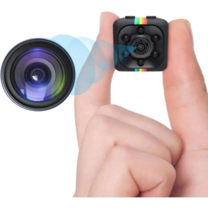 Mini caméra espion HD 1080p, détection mouvement, noire 2/6