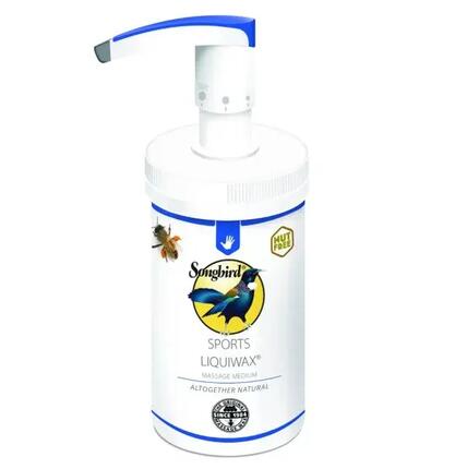 Songbird - Płynny wosk do masażu Sports Liquiwax z pompką - 500 ml