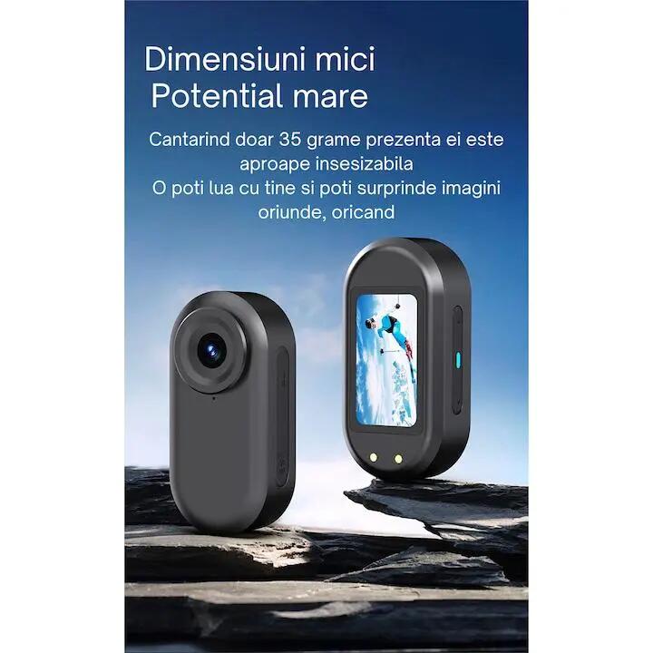Caméra sport poche HD, grand angle, moto, vélo, animalier 5/6
