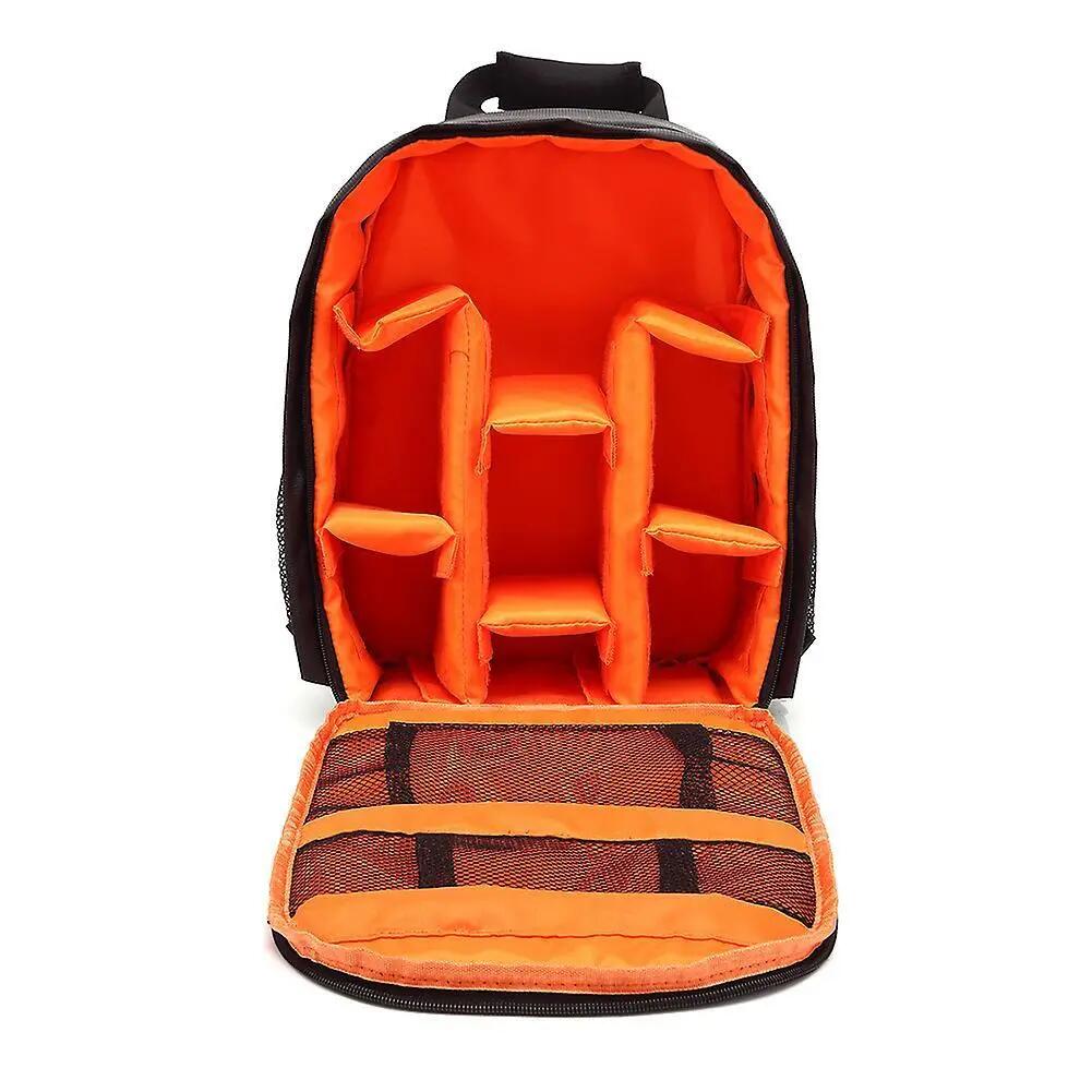 Sac à dos photo reflex étanche professionnel, orange 2/3