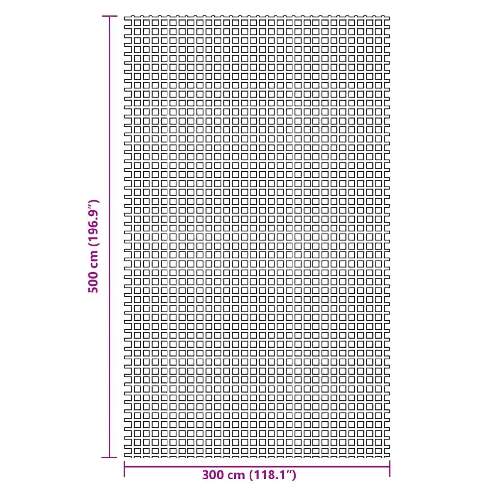 vidaXL Tenttapijt 5x3 m blauw 7/7