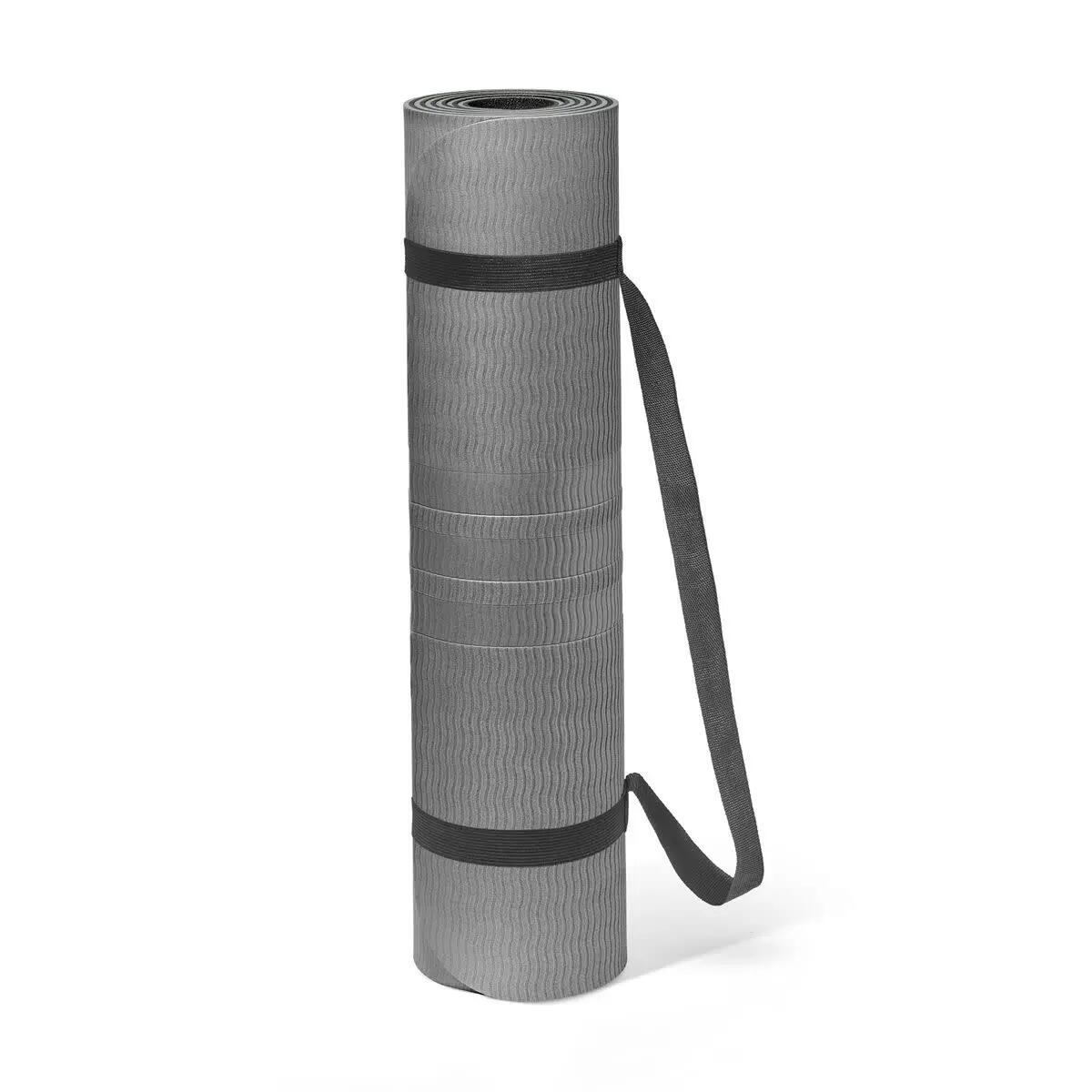 Tapis de yoga - Yoga - Unisexe - réversible, 6 mm - adidas REVERS - Gris 7/8
