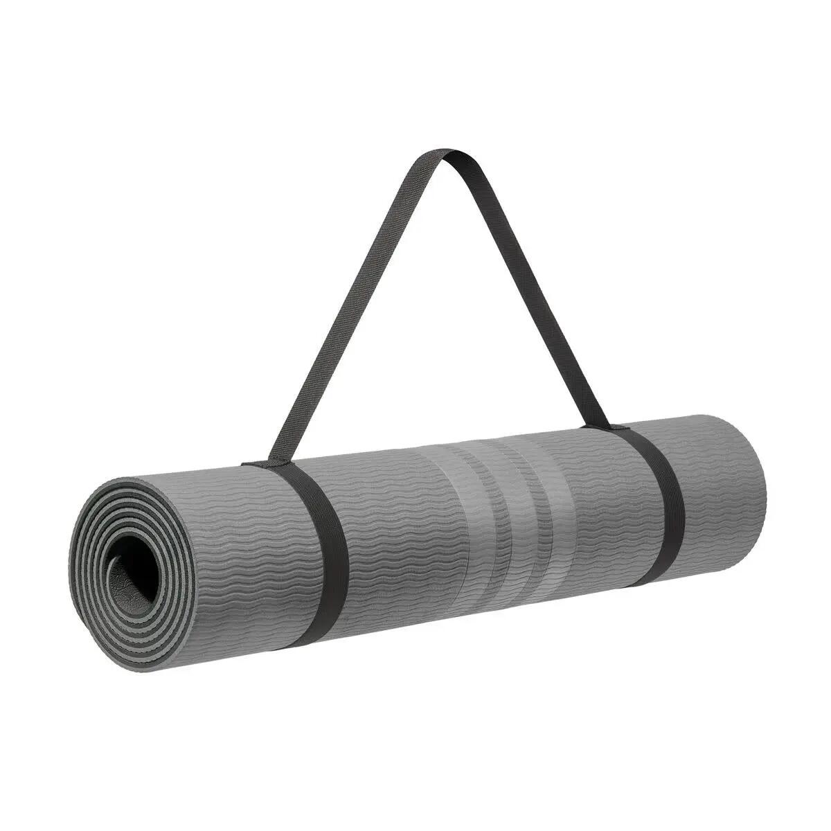 Tapis de yoga - Yoga - Unisexe - réversible, 6 mm - adidas REVERS - Gris 2/8